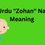 In Urdu, "Zohan" name meaning